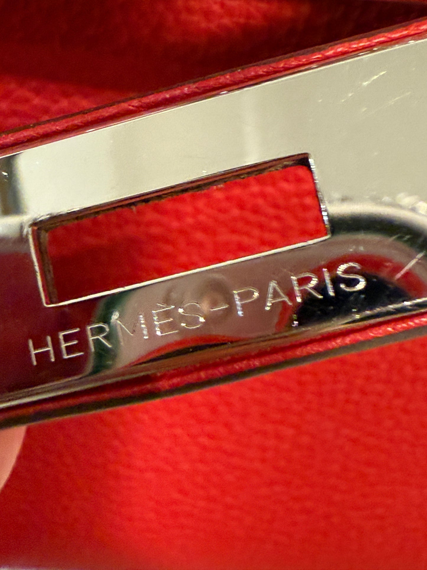 Hermès Kelly 32 leather handbag Rouge Casaque